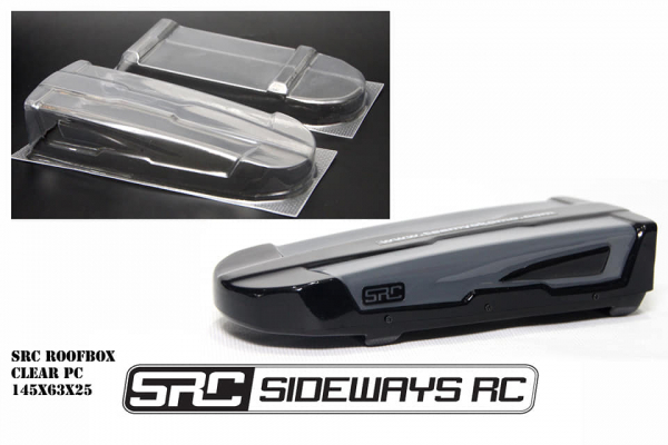 Sideways RC Roofbox Clear PC 145x63x25