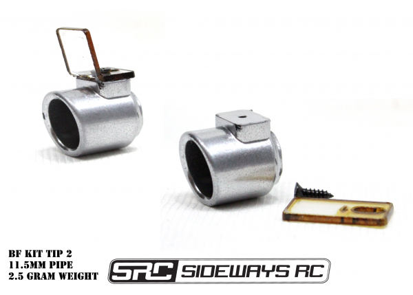 Sideways RC Exhaust tip 2 for Backfire led kit