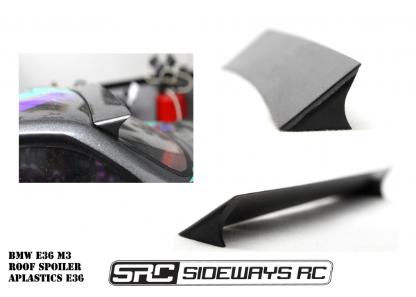 Sideways RC BMW E36 Roof Spoiler - Aplastics