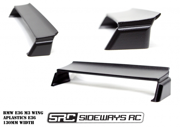 Sideways RC BMW E36 Wing 130mm - Aplastics