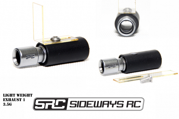 Sideways RC Light Weigt Exhaust 1