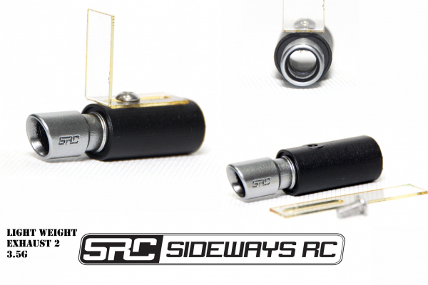 Sideways RC Light Weigt Exhaust 2