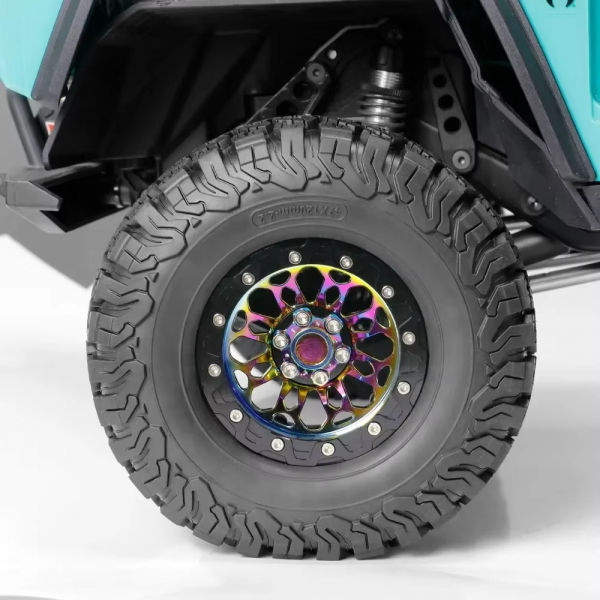 2.2" Beadlock Felge für Crawler in Regenbogenfarben aus Aluminium (4 Stück)