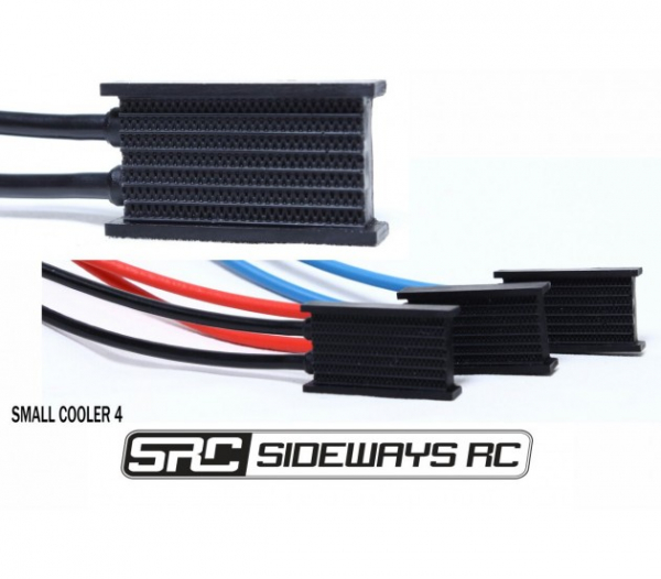 Sideways RC - Small Cooler 4 - Pipe on Side Black - RC Drift Accessories