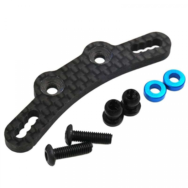 Yeah Racing Carbon Dämpferhalterung vorne für Tamiya M07