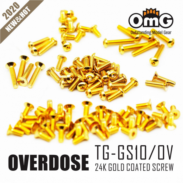 OMG Goldenes Schraubenset für Overdose Galm