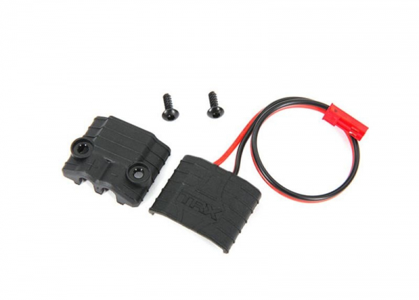 Traxxas Connector, power tap (with cable)/ 2.6x8 BCS (2) (use #6549 power tap for telemetry voltage)