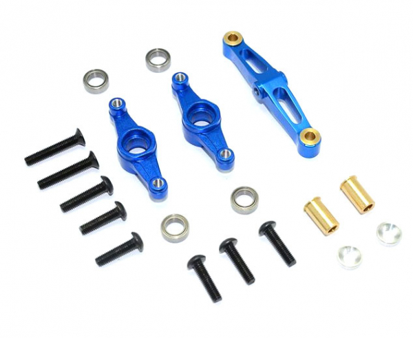 GPM Alloy Steering Assembly With Bearing - 1set  for Tamiya TT02