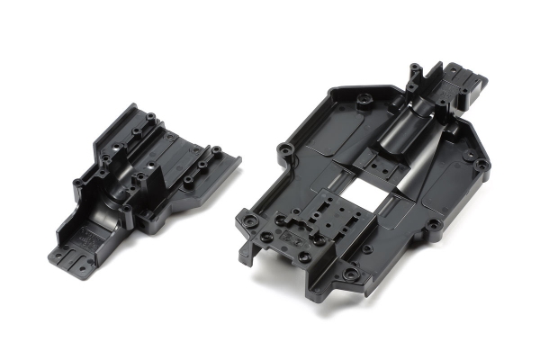 Tamiya MB-01 LD-Teile Chassis vorne/hinten