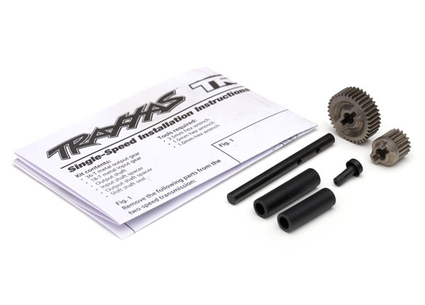 Traxxas Transmission gears, single speed, metal TRX-4