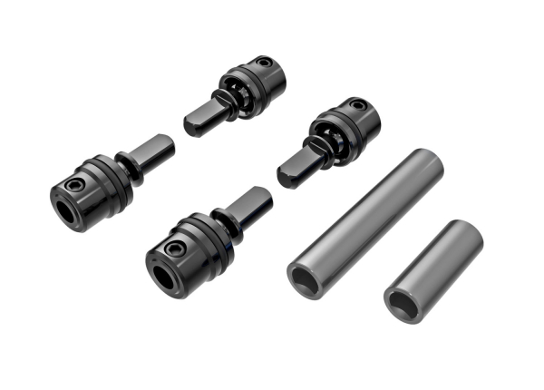 Traxxas Driveshafts, center, 6061-T6 Aluminum (dark titanium-anodized) TRX-4M