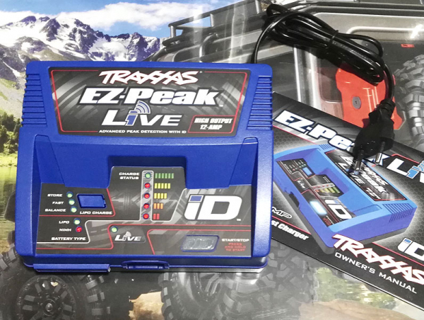 Traxxas EZ-Peak Live bis 12-Amp NiMH/Lipo Schnell-Lader (mit iD Akku-Erkennung)