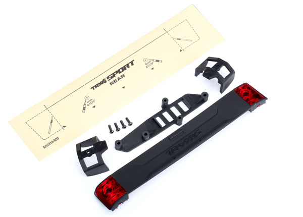 Traxxas Tailgate Panel, Tail-Licht-Linse (2) l/r für 8111 oder 8112 Body