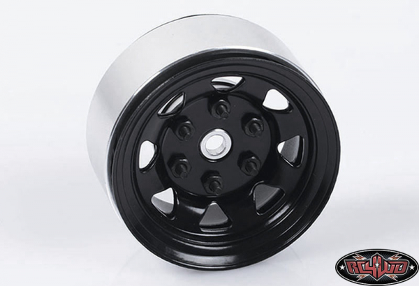 RC4WD Stamped Steel 1.55" Stock Black Beadlock Wheel (4)