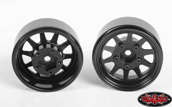 RC4WD OEM Stamped Steel 1.55" Beadlock Wheels (Black) (4)