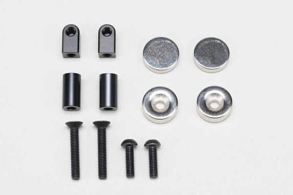 Yokomo Magnet Front Body Mount for Drift Car (Black)