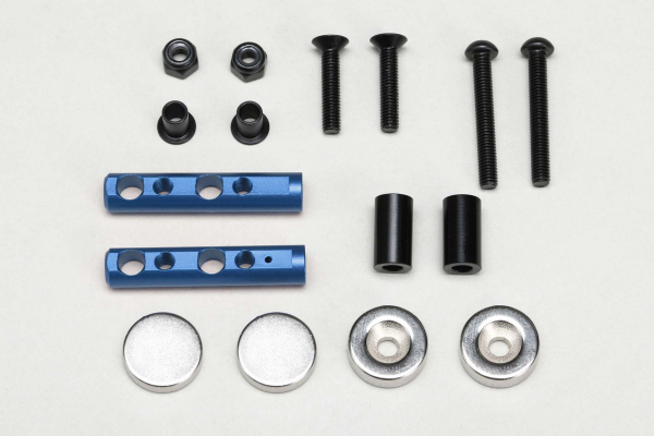 Yokomo Magnet Rear Body Mount for Drift Car (Blue)