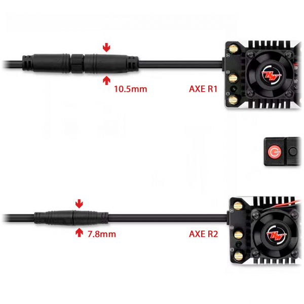 Hobbywing AXE Extended Wire Set 150mm