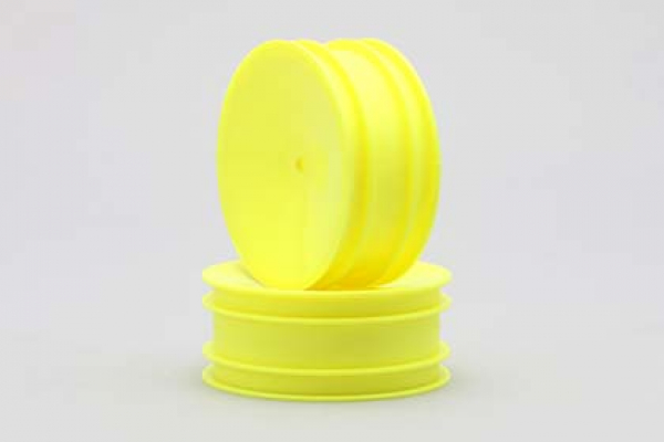 Yokomo Front wheel (yellow) for YZ-2/B-MAX2/R01.0 (for H12mm hexagonal hub)