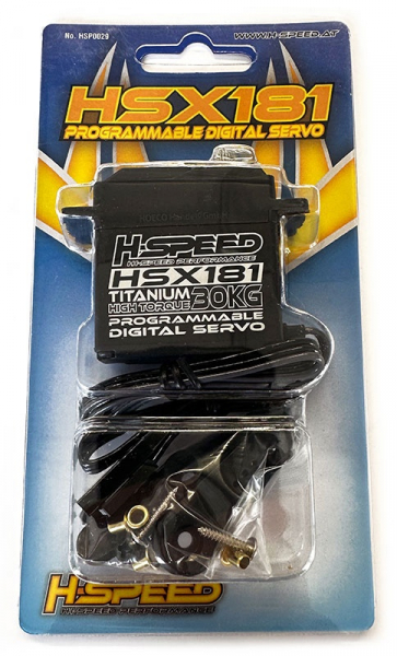 H-SPEED HSX181 Digital Servo 30kg 1/10 & 1/8 Basher