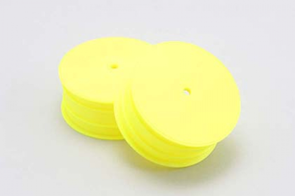 Yokomo Front Wheels(Yellow) 12mm for YZ-4/B-MAX4Ⅲ/M01.0/M02.0