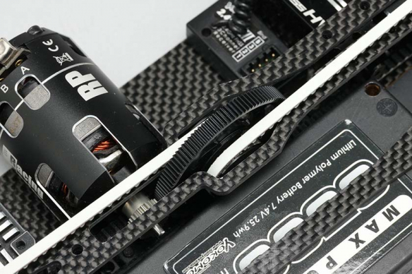 Yokomo Front/Rear Drive Belts for BD10 MS1.0 (Low Friction/White/2-Pack)