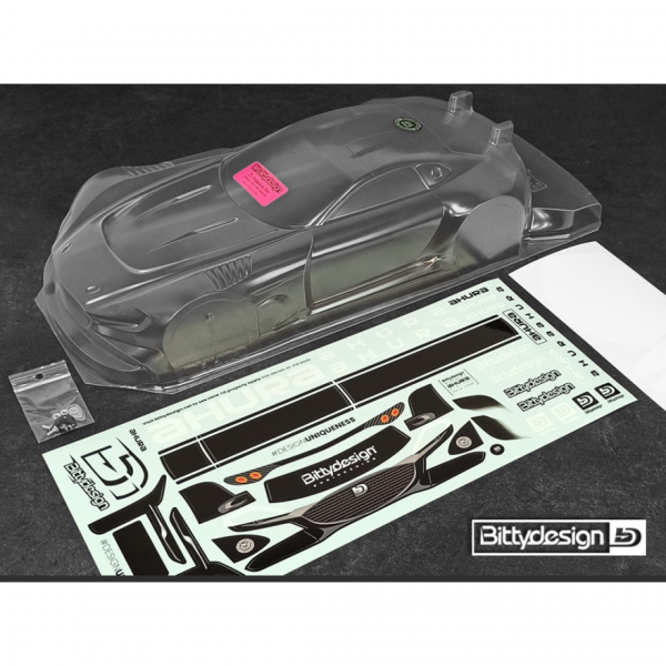 Bittydesign AHURA 1/10 GT clear body 190mm