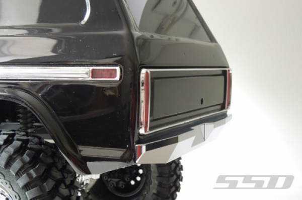 SSD Chrome Rear Bumper for TRX-4 Bronco