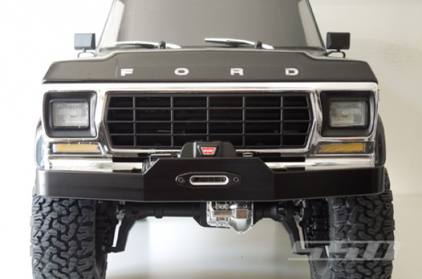 SSD Winch Bumper für TRX4, TRX4 Bronco, SCX10 II (Schwarz)