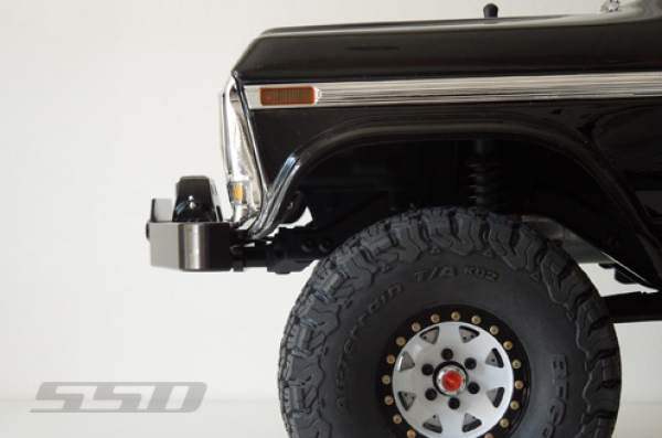 SSD Winch Bumper für TRX4, TRX4 Bronco, SCX10 II (Schwarz)