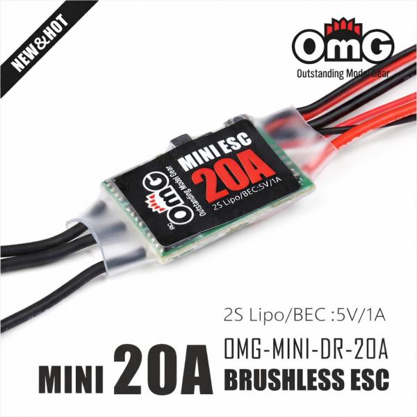 OMG-MINI-DR-20A Brushless Regler für MINI-Z