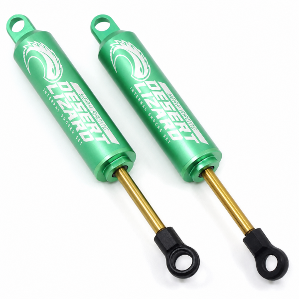 Yeah Racing Desert Lizard Two Stage Internal Spring Stoßdämpfer (2) 90mm grün für Crawler