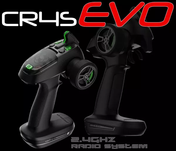 Absima 4-Kanal Fernsteuerung "CR4S-EVO" 2.4GHz inkl. 2x 6-CH RX