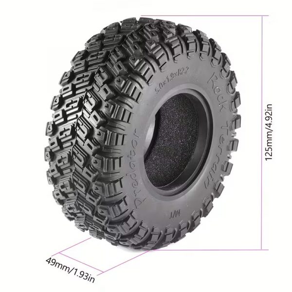 2.2 Crawler Reifen Predator 4 Stück inkl. Einlagen