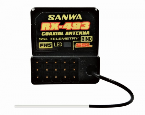 Sanwa RX-493 Empfänger FH5  4 Kanal