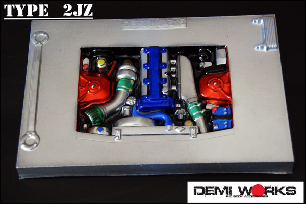 Demi Works Polycarbonate Engine Bay Type 2JZ
