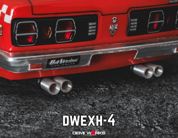 Demi Works Scale 4 Pipe Exhaust