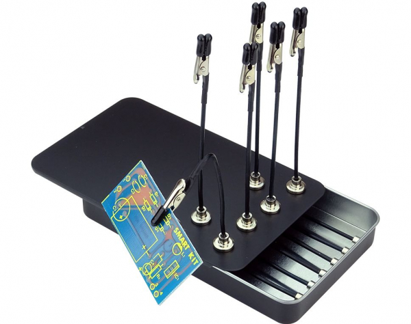 Helping Hand Klemmen Set magnetisch, biegsam, 12-tlg.