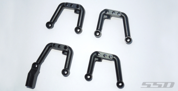 SSD Aluminum Shock Hoops Set for Enduro (Black)