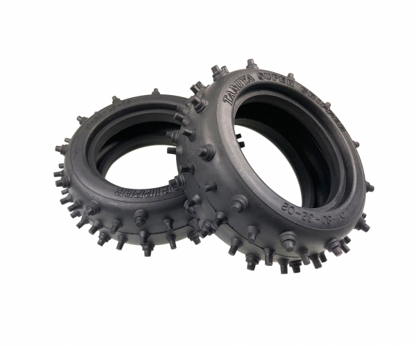 Tamiya Front Stud-Spike Tires (2) 30mm Egress