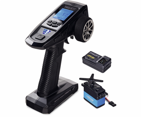 Carson 4-Kanal Fernsteuerung Reflex Wheel Pro 4 2.4GHz LCD + CS-6 Servo