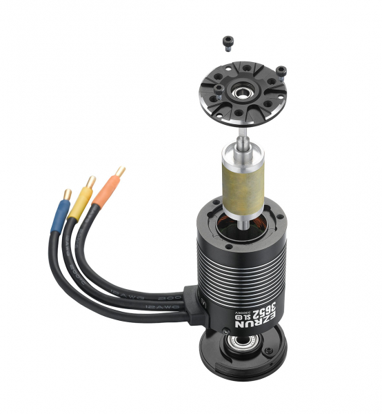Hobbywing Ezrun 3652 Motor G2 4000kV 4pol, 3.175mm Shaft for 1:10