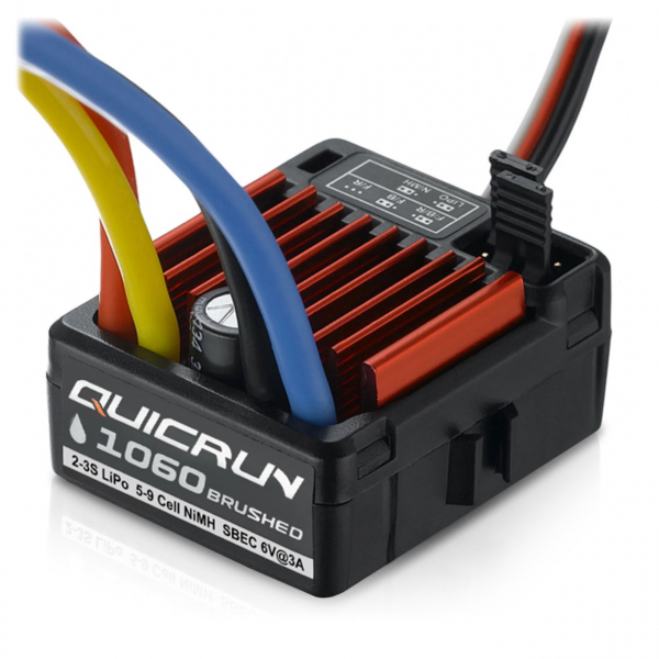 Hobbywing QuicRun 1060 Brushed Regler T-Stecker 60A für 1/10