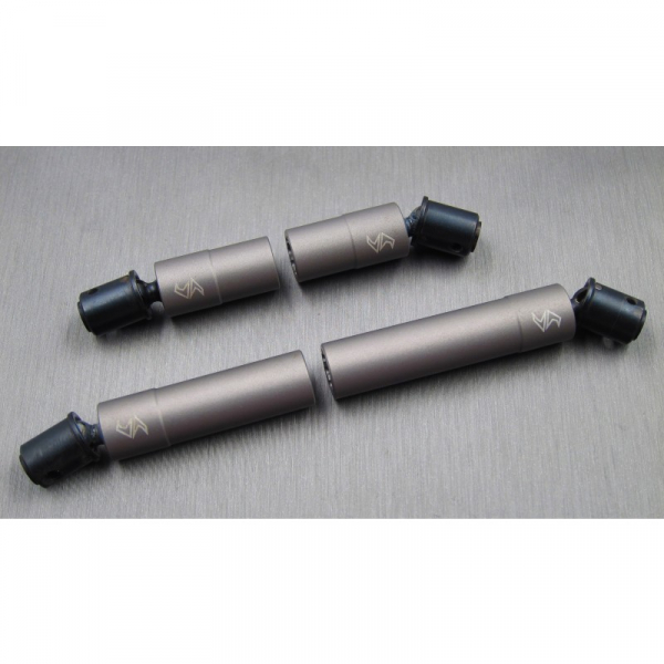 Samix SCX10 II Aluminium outer Drivershaft Set (schwarz)