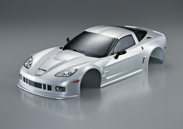 Killerbody Corvette GT2 Karosserie Silver 190mm RTU