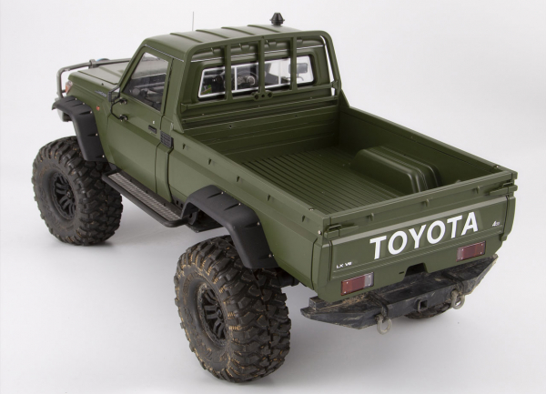 Kayhobbis - Onlineshop for RC Cars - Drift - Crawler - Killerbody Matte  Green Toyota Land Cruiser 70 Hard Body Kit