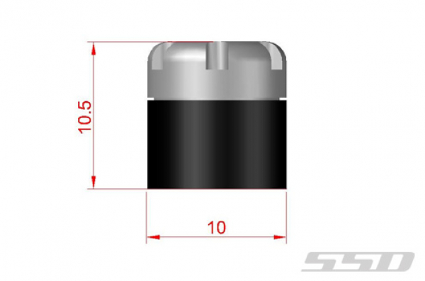 SSD Scale Locking Hubs (Yellow) (2)