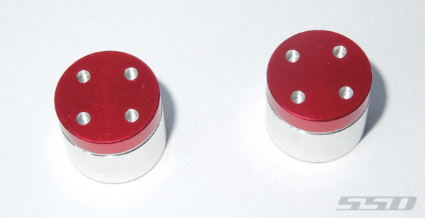 SSD M5 Locking Hubs (Red) (2)