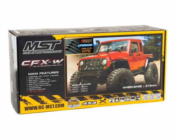 MST CFX-W 4WD Crawler KIT mit JP1 Karosserie