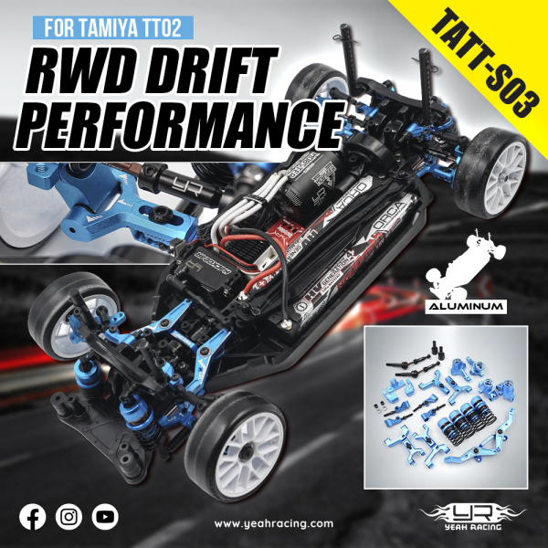 Yeah Racing RWD Drift Performance Conversion Kit Version 2 für Tamiya TT-02